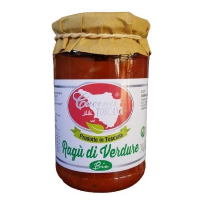 Sauce Tomate de légumes BIO et végan Cucina Toscana  - 340 gr 100% ragù Italien