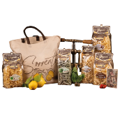 Coffret cadeau gourmand Sorrento "La Fabbrica della Pasta" Pâtes de Gragnano I.G.P. - Pâtes artisanales typiques de Naples