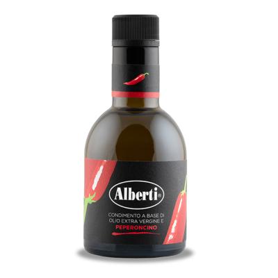 Huile d'olive extra vierge aromatisée au piment Alberti - 250 ml
