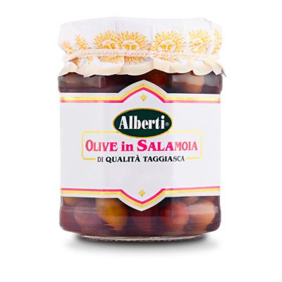Olives en saumure Cultivar Taggiasca Luxe Alberti - 190 gr (égouttées 120 gr)